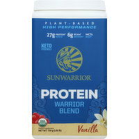 Sunwarrior Protein Warrior Blend, Vanilla - 26.4 Ounce