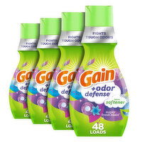 Gain + Odor Defense Liquid Fabric Softener, Super Fresh Blast Scent - 35 Ounce