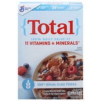 Total Wheat Flakes, Whole Grain, Crunchy - 16 Ounce