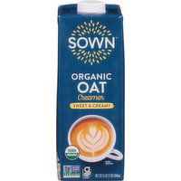 Sown Oat Creamer, Organic, Sweet & Creamy - 32 Fluid ounce