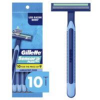Gillette Sensor2 Plus Men's Disposable Razors - 10 Each