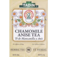 Tadin Herbal Tea, Chamomile with Anise - 24 Each