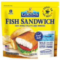 Gorton's Fish Sandwich - 8 Each