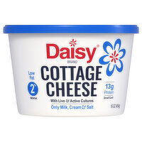 Daisy Low Fat 2% Milkfat Small Curd Cottage Cheese - 16 Ounce