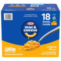 Kraft Mac & Cheese, Original Flavor, 18 Each