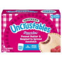 Smucker's Peanut Raspberry & Raspberry Spread Sandwich - 4 Each