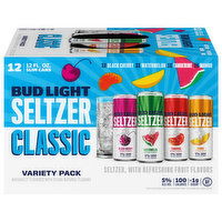 Bud Light Seltzer Seltzer, Classic, Variety Pack - 144 Ounce