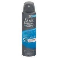 Dove Men+Care Antiperspirant, Dry Spray, Clean Comfort - 3.8 Ounce