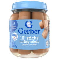 Gerber Turkey Sticks, Lil' Sticks, Crawler (10+ Months), 2.5 Ounce