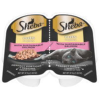 Sheba Cat Food, Sustainable Salmon, Cuts in Gravy - 2 Each