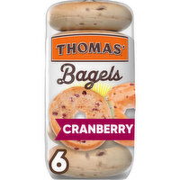 Thomas' Bagels, Pre-Sliced, Cranberry - 6 Each