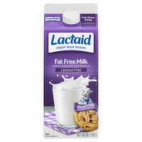 Lactaid Milk, Fat Free, Lactose Free - 0.5 Gallon