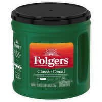 Folgers Coffee, Ground, Medium, Classic Decaf, 25.9 Ounce