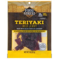 First Street Beef Jerky, Teriyaki, 2 Ounce