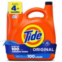 Tide Liquid Detergent, Original 100 lds - 132 Fluid ounce