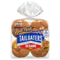 Ball Park Buns, Sesame, Tailgaters - 8 Each