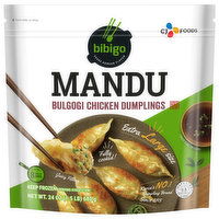 Bibigo Dumplings, Bulgogi Chicken, Mandu, 24 Ounce