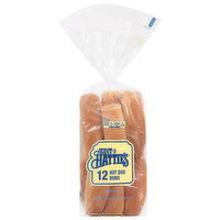 Aunt Hattie's Hot Dog Buns, Enriched - 12 Each