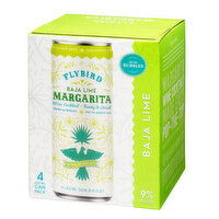 Flybird Baja Lime Margarita Mexico Wine Based Cocktail Can - 250 Millilitre