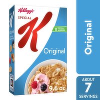 Special K Cold Breakfast Cereal, Original - 9.6 Ounce