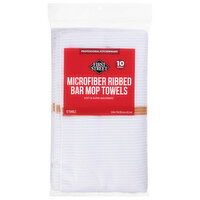 First Street Microfiber Ribbed Bar Mop Towels - 10 Each