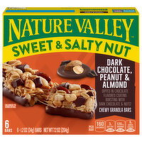 Nature Valley Chewy Dark Chocolate, Peanut & Almond Granola Bars - 6 Each
