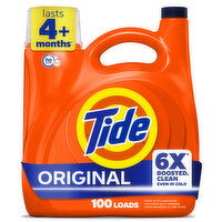 Tide Liquid Detergent, Original 100 Loads - 125 Fluid ounce