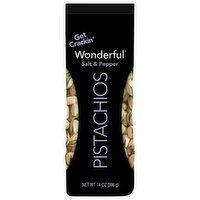 Wonderful Get Crackin' Salt & Pepper Pistachios - 14 Ounce