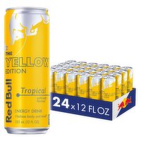 Red Bull Red Bull Yellow Edition Tropical Energy Drink, 12 fl oz - 24 Each