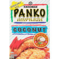 Kikkoman Panko, Bread Crumbs, Japanese Style, Coconut - 8 Ounce