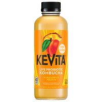 KeVita Live Probiotic Pineapple Peach Kombucha - 15.2 Fluid ounce
