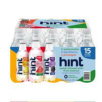 Hint Fruit Infused Variety Flavored Water, 16 oz Bottles - 240 Ounce