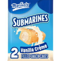Marinela Vanilla Cream Filled Snack Cakes, Twin Pack, 2 count, 2.47 oz - 2 Each