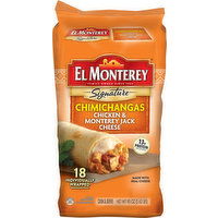 El Monterey Chimichangas, Chicken & Monterey Jack Cheese - 18 Each