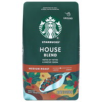 Starbucks 100% Arabica Ground Medium Roast House Blend Coffee