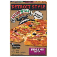 Screamin' Sicilian Pizza Co. Detroit Style Supreme Pizza - 27.4 Gram