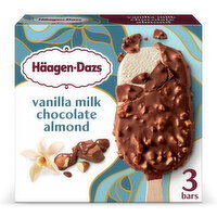 Haagen-Dazs Vanilla Milk Chocolate Almond Ice Cream Bars