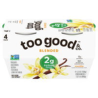 Too Good & Co. Vanilla Yogurt Cultured Low Fat Milk Snack - 4 Each