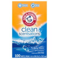 Arm & Hammer Dryer Sheets Purifying Waters - 100 Each