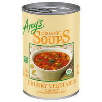 Amy's Soups, Organic, Low Fat, Chunky Vegetable - 14.3 Ounce