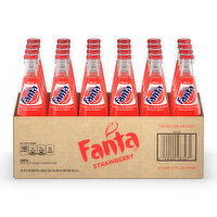 Fanta  Strawberry Mexico Glass Bottles