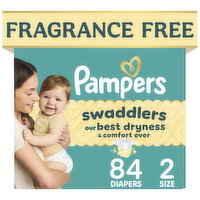 Pampers Diapers, Size 2 - 84 Each