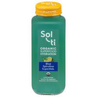 Sol-Ti Living Beverage, Organic, Blue Spirulina SuperAde, SuperFood Hydration - 14.9 Fluid ounce