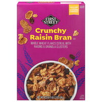 First Street Crunchy Raisin Bran - 18.2 Ounce