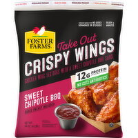Foster Farms Take Out Sweet Chipotle Crispy Chicken Wings, Frozen - 64 Ounce