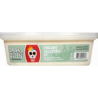 Salsa Queen Dip, Creamy Jalapeno, Medium, 8 Ounce