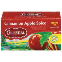 Celestial Seasonings Herbal Tea, Caffeine Free, Cinnamon Apple Spice, Tea Bags, 20 Each