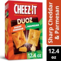 Cheez-It Cheese Crackers, Sharp Cheddar and Parmesan - 12.4 Ounce