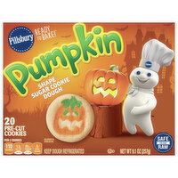 Pillsbury Cookie Dough, Sugar, Pumpkin Shape - 20 Each