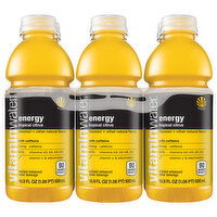 Vitaminwater Nutrient Enhanced Water Beverage, Tropical Citrus, Energy, 101.4 Ounce